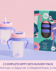 Weighted Straw Sippy Cup Two Pack