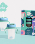 Weighted Straw Sippy Cup Two Pack