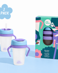 Weighted Straw Sippy Cup Two Pack