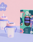Weighted Straw Sippy Cup Two Pack