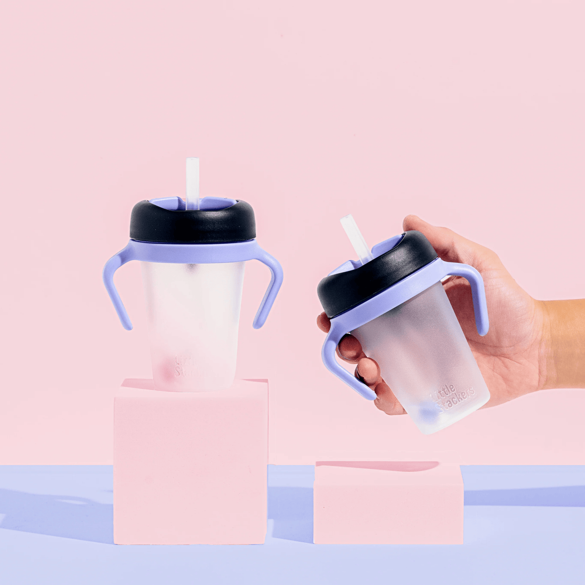Weighted Straw Sippy Cup Two Pack – Little Stackers