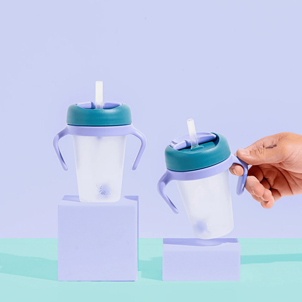 Weighted Straw Sippy Cup Two Pack – Little Stackers
