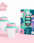 Weighted Straw Sippy Cup Two Pack