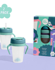 Weighted Straw Sippy Cup Two Pack