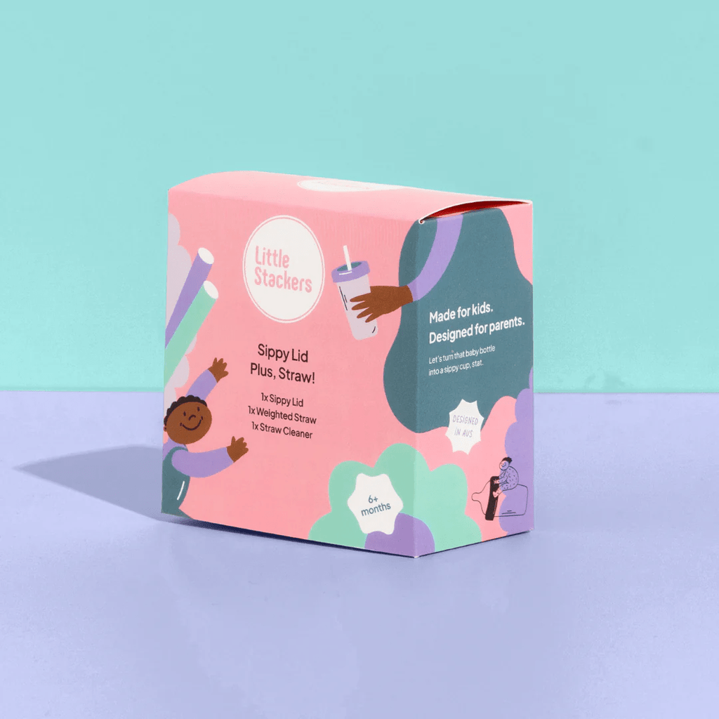 Sippy Lid Plus Weighted Straw. (No Cup) – Little Stackers
